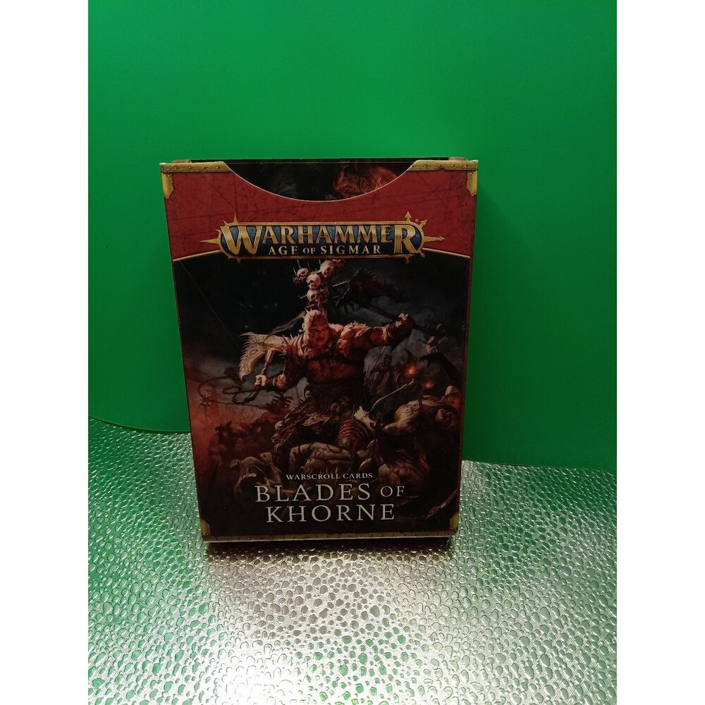BLADES OF KHORNE Warscroll Cards 3rd Edition Age of Sigmar - Games Workshop